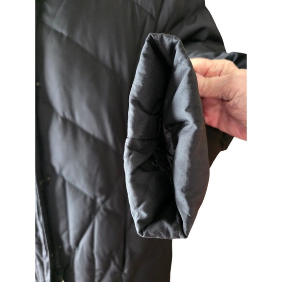 Calvin Klein Full Length Down Puffer Coat Women's size XL Parka Winter NO HOOD - Picture 9 of 16